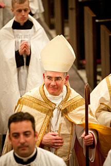 Archbishop Sartain in Recession