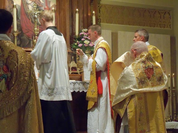 Fr. Bartholomew Incenses the Altar