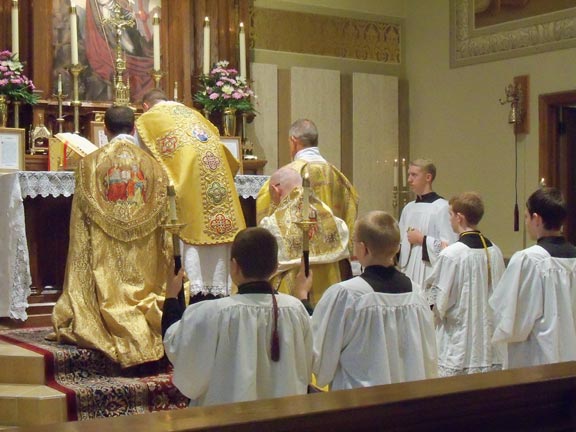 At the Consecration of Our Lord's Body