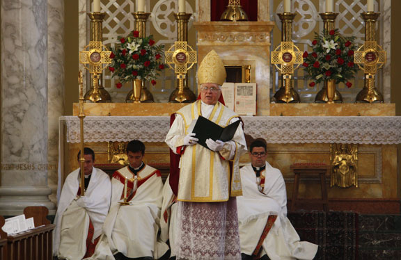 Bishop Bruskewitz Delivers His Opening Admonishments
