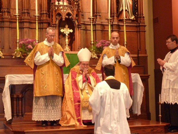 Fr. McNeely Is Installed by Bishop Soto