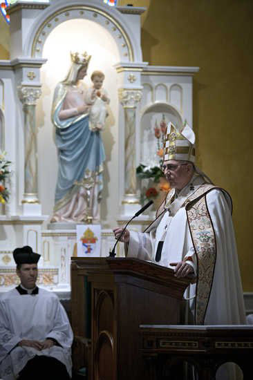 Archbishop Naumann Gives a Moving Sermon