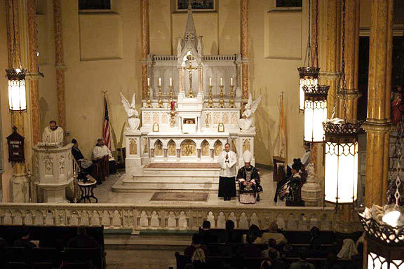 Pontifical Mass at the Faldstool, March for Life, 2013, Bp. Joseph Perry