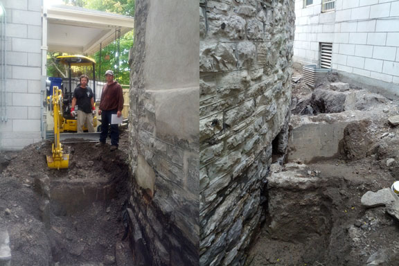 Foundation Improvements Underway at St. Clement / St. Anne