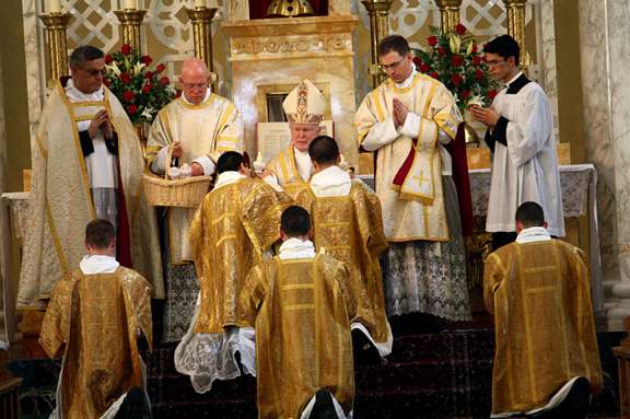 Subdeacons Receive Their Candles