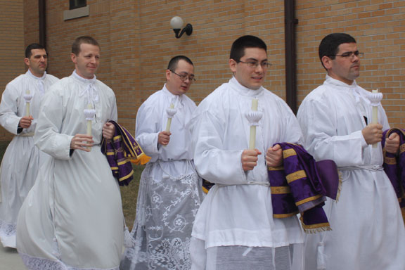 Our Five Subdeacons Process In