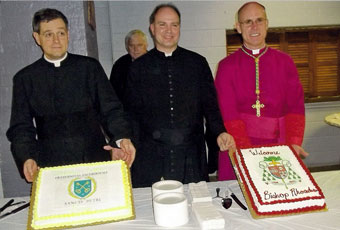 Fr's Berg, Gabet, and Bishop Rhoades